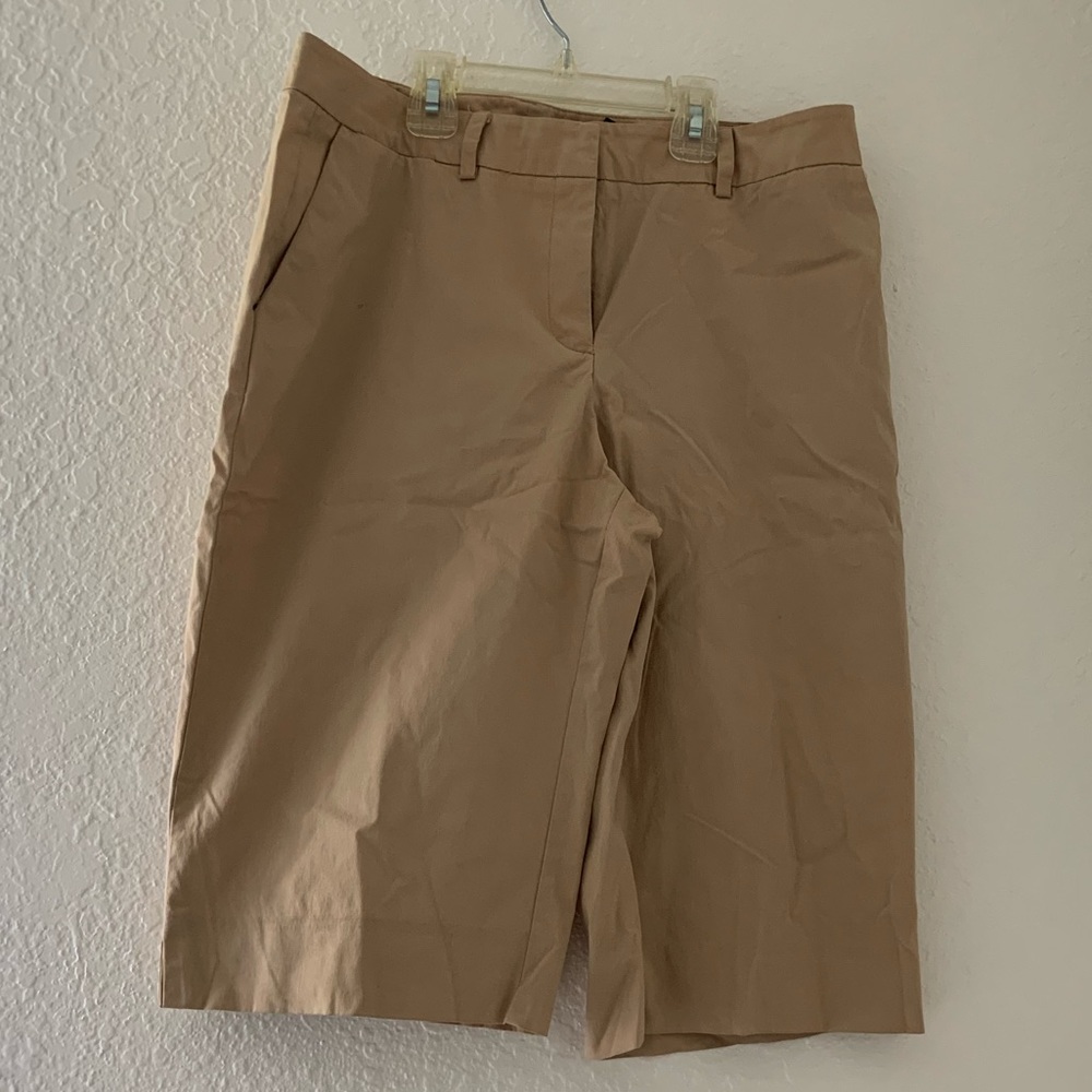 New York & company Khaki Bermuda shorts